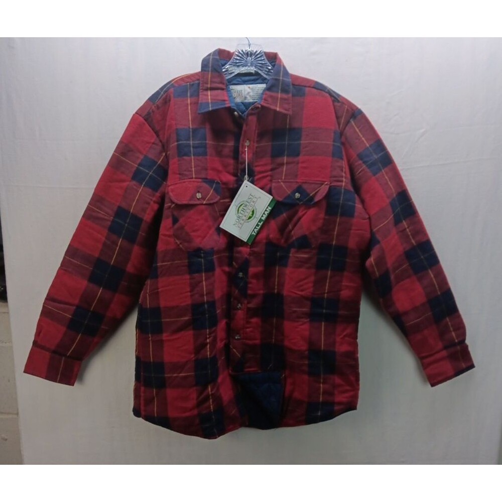 NWT Northwest Territory Men’s Insulated Flannel Shirt Jacket / Shacket L – New